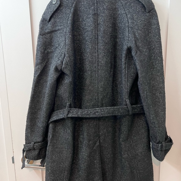 Men’s Zara belted double breasted coat size M - Picture 4 of 7